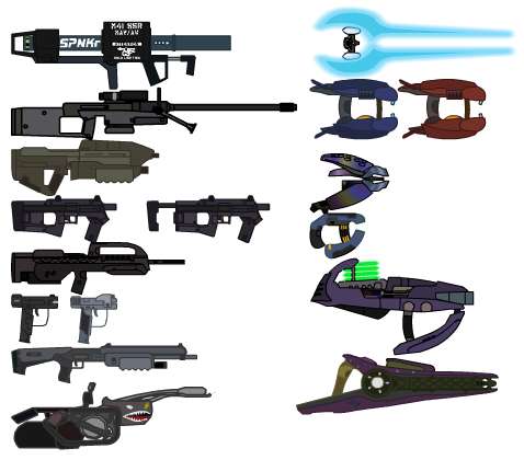 Halo PC Weapons. 